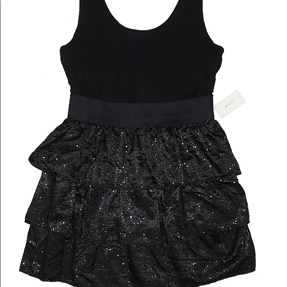 Faith 21 XL Black Sparkly Dress NWT